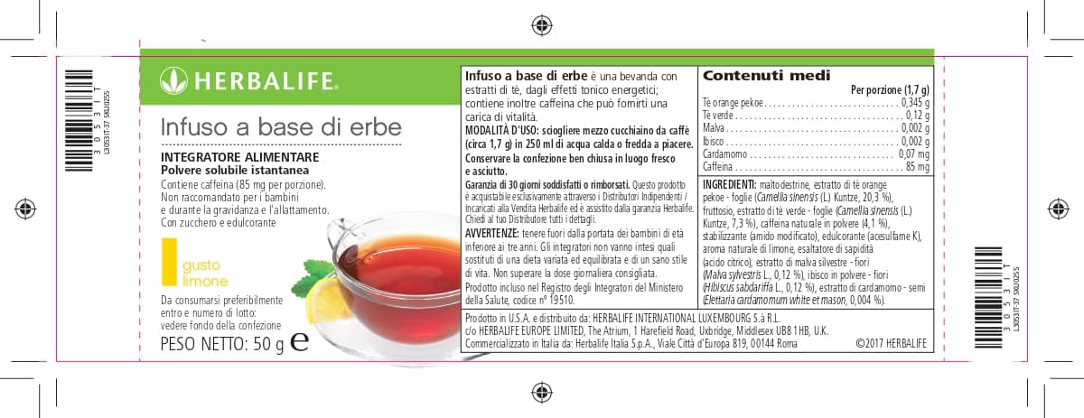 Infuso alle erbe Thè concentrato (4 gusti)