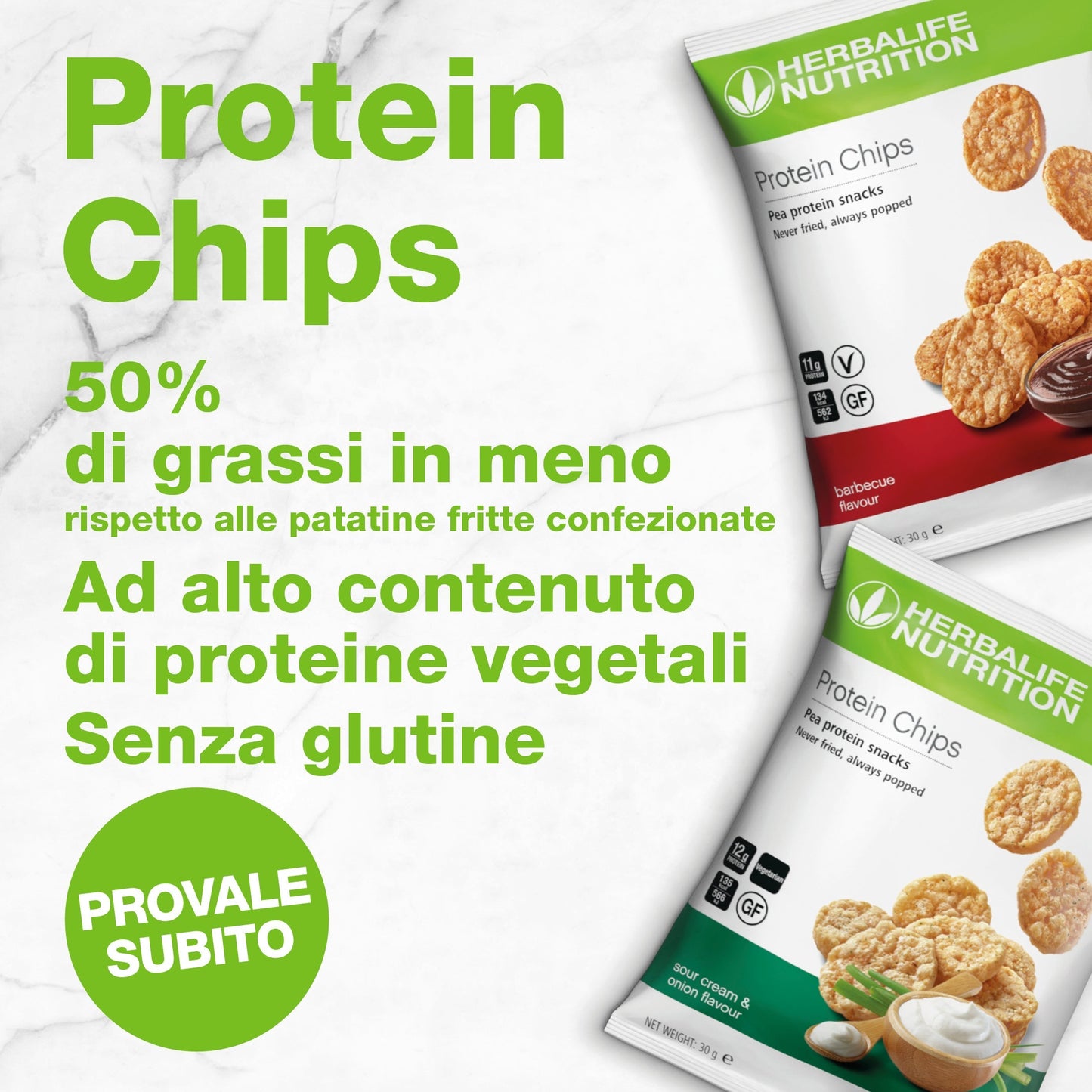 Protein Chips Patatine proteiche